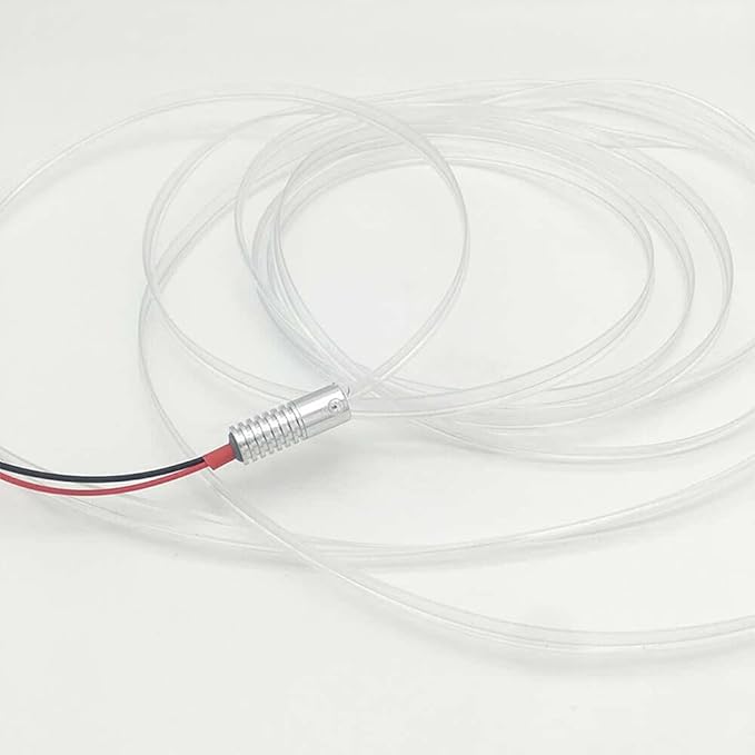3m/9.8ft 5m/16ft Car Home LED Strip Ambient Light 2mm Plastic Optic Fiber Cable Skirt Tube Kit with 12V LED Light Source Illuminator (Pink,3m/9.8ft)