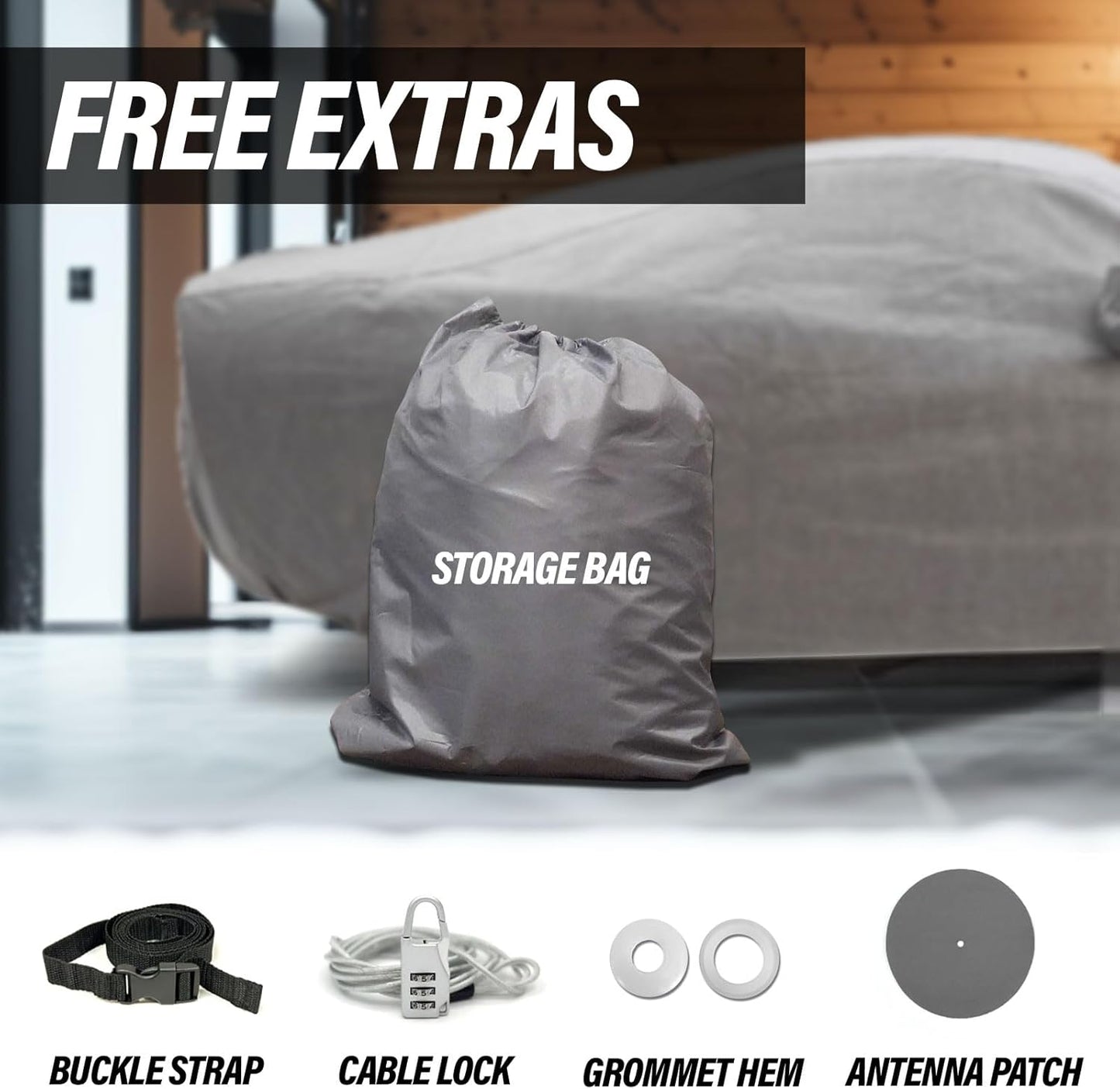 Supreme Full Car Cover - Semi Custom Fit for Vega Kammback 1971-1977 Wagon 2-Door | All-Weather Protection: Waterproof, Dustproof, Windproof, UV-Resistant | Includes Accessories