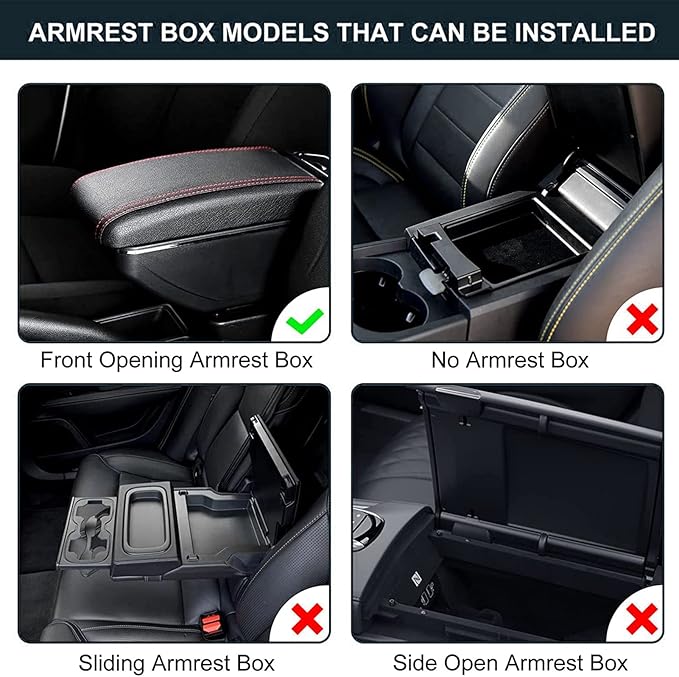 Fluffy Furry Armrest Cover for Car, Auto Center Console Cover Pad Car Soft Console Pad Wool Fur Armrest Seat Box Cover Protector Universal Fit for Most Vehicle, SUV (Black)