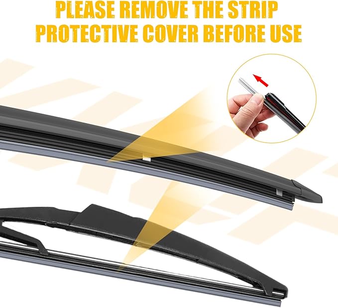 MIKKUPPA 24"+18"+14" Windshield Wiper Blades Replacement for 2013-2016 Mazda CX-5, Front & Rear Wiper Blades Set, Durable Stable Quiet All Season (Pack of 3)