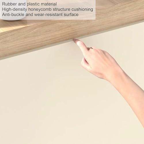 Heavy-Duty Garage Wall Protectors - Self-Adhesive Rubber Foam, Studio & Gym Wall Protection, Grey, 39.3"x39.3", Easy to Install, Impact Resistant