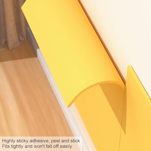 Self-Adhesive Rubber Foam Garage Wall Protectors - Grey Wall Guards for Studio & Gym, 39.3x39.3in (100x100cm) - Ultimate Protection for Garage Walls & Equipment