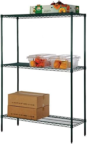 Omega 12" Deep x 72" Wide x 86" High 3 Tier Freezer Starter Shelving Unit
