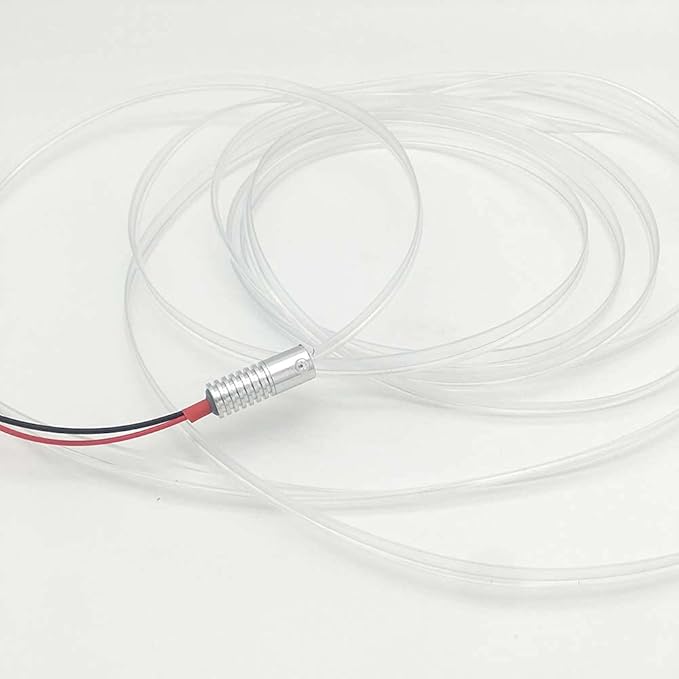 2mm 5meters Car Home LED Ambient Plastic Optic Fiber Light Source Kit Tool Free (110-220V Adapter,Cool Blue)