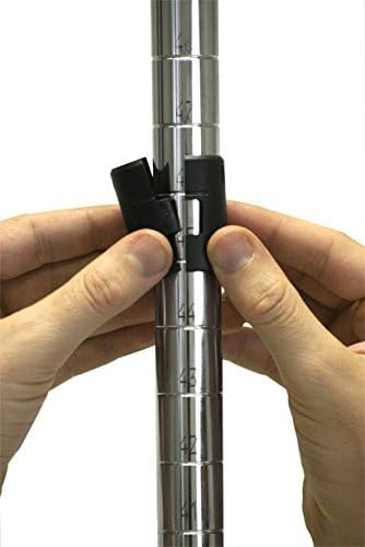 Omega 24" Deep x 72" Wide x 36" High 3 Tier Chrome Starter Shelving Unit