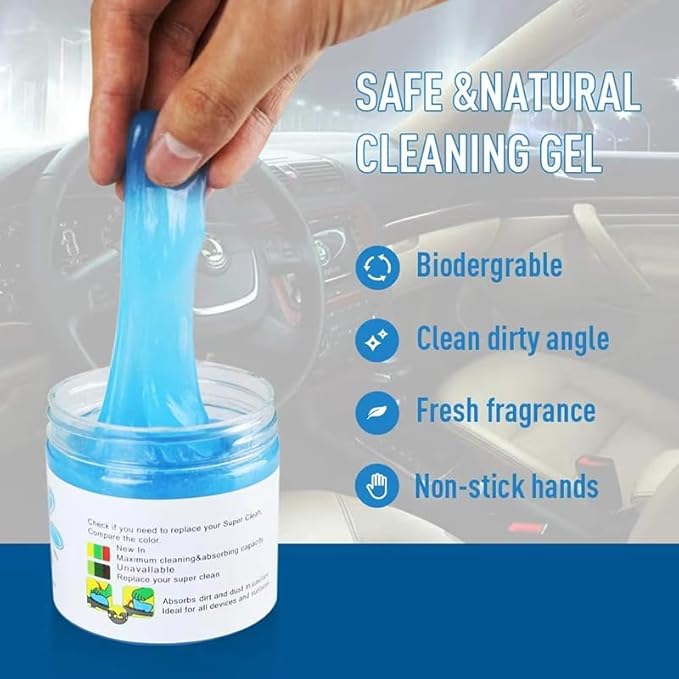 Car Cleaning Gel Compatible with Dodge Durango III (WD), 200g Detailing Putty for Auto Vents, Dashboard, Cup Holders - Reusable Multifunctional Dust Remover,200g*2