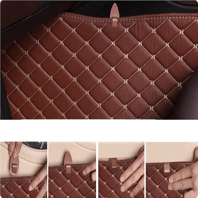 Custom Making Car Floor Mats Compatible with Audi BMW Mercedes-Benz Toyota Lexus Honda Infiniti Nissan Hyundai Kia All Models 2005-2026 (Black Beige and Blue)