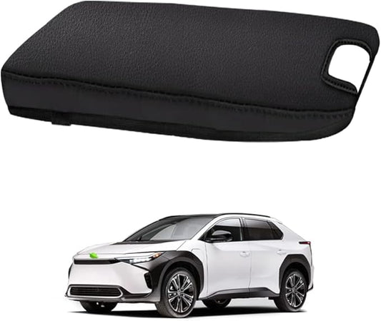 Autorder Center Console Cover for 2023 2024 2025 Toyota bZ4X /Subaru Solterra Accessories Armrest Cover Anti-Scratch Middle Console Pad Leather Armrest Protector