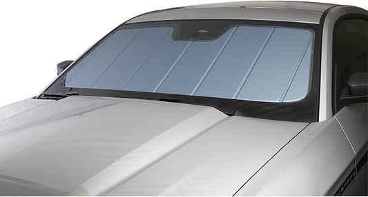 Covercraft UVS100 Custom Sunscreen | UV10910BL | Compatible with Select Chrysler/Dodge Models, Blue Metallic