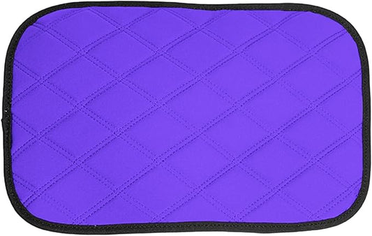 FH Group Neosupreme Purple Diamond Pattern Center Console Pad – Water-Resistant Armrest Cover Protector for Cars, SUVs & Trucks