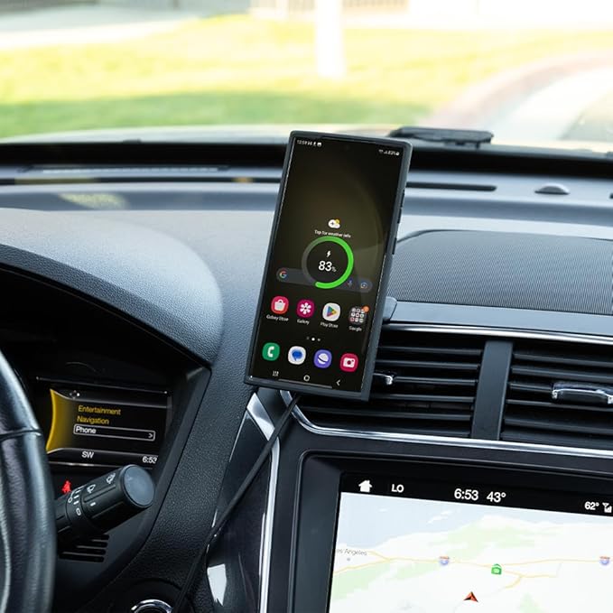 Quad Lock Adhesive Dashboard/Console Car Phone Holder Kit with MAG Wireless Charging Head V2 and MAG Phone Case for iPhone 17e