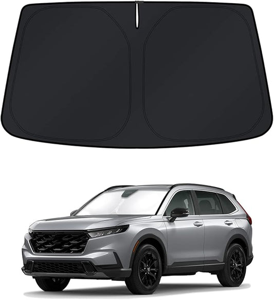 KUST Windshield Sun Shade for Honda CRV 2023-2025 2026 Honda CR-V Accessories Window Shade Sun Visor Cover Foldable Blocks UV Rays Keep Your Car Cooler