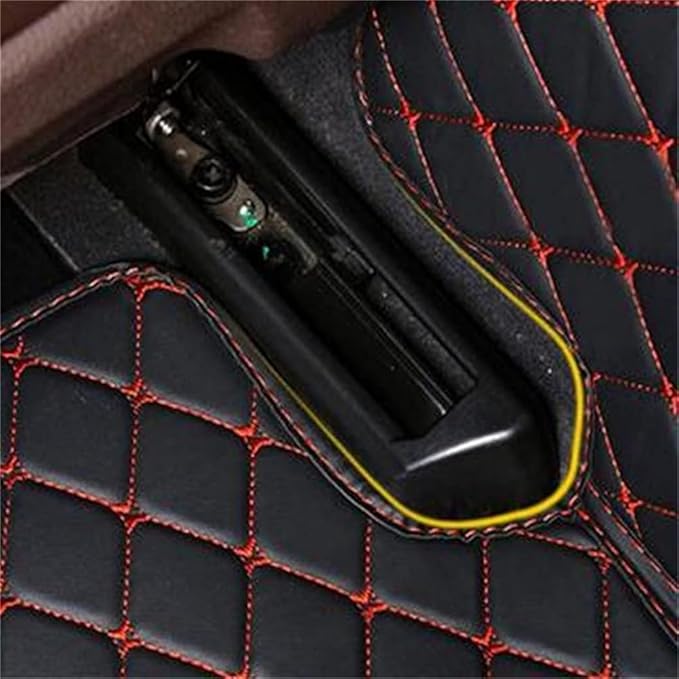 Custom Car Mats All Weather Fit Automotive Floor Mats PU Leather Protector Mat for Most Sedan, SUV, Truck Floor Mats (Brown)
