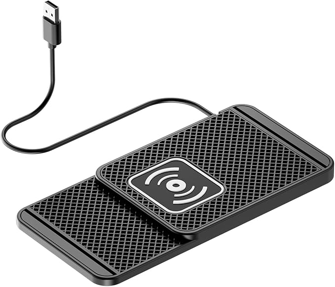 Wireless Charging Pad for Car for Toyota 4Runner 2000-2025, Non-Slip Type C/USB 20W Fast Phone Charging Pad DIY Trim-to-Fit No Interior Damage,A&USB