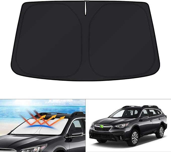 KUST Windshield Sun Shade for 2020-2023 2024 2025 Subaru Outback Accessories Sunshade Window Sun Visor Protector Foldable Blocks UV Rays Keep Your Car Cooler