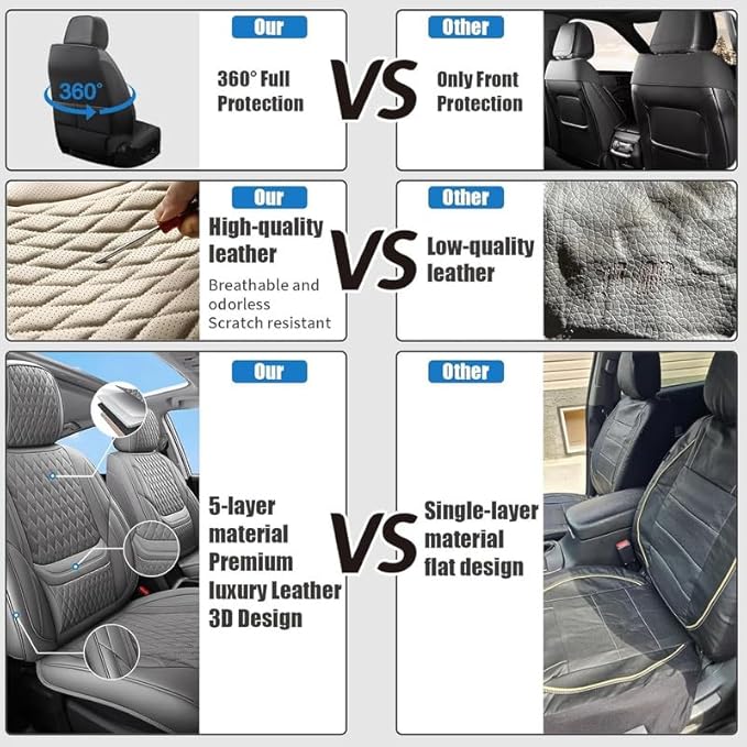 Car Seat Covers Full Set Custom Fit for Chevrolet/Chevy Cobalt 2004-2010 - Premium Faux Leather with Lumbar Support | Breathable, Waterproof, Anti-Slip, Durable (Pink,Full Set)