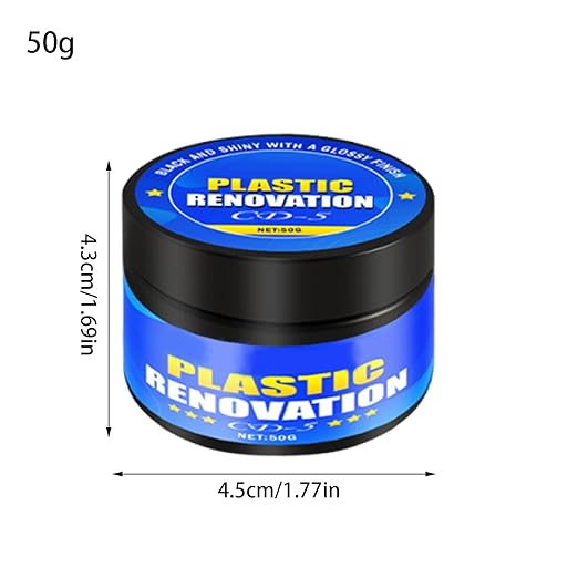 Trim Restorer - Car Scratch Repair Paste | Dashboard Restorer | 50g Automotive Detailing Supplies Cleaner Paste for Coating Long Lasting Metal Plating Parts Minor Scratch Repair Vehicles Headlights