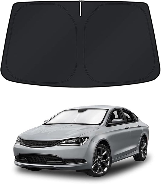 KUST Windshield Sun Shade for Chrysler 200 2011-2018 Window Accessories Shade Sun Cover Foldable Block UV Rays Keep Car Cooler