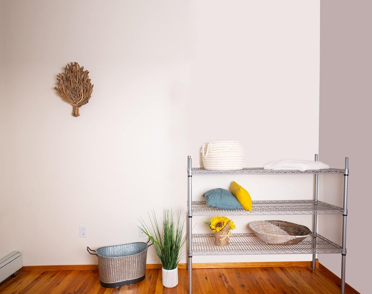 Omega 12" Deep x 24" Wide x 74" High 3 Tier Gray Starter Shelving Unit