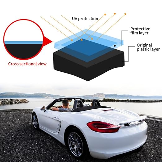 Plastics Parts Crystal Coating, 2025 Upgraded Leather Plastic Polishing Renovation Coating Agent, Car Trim Restorer with Sponge, Crystal Coating for Cars Interior or Exterior (1)