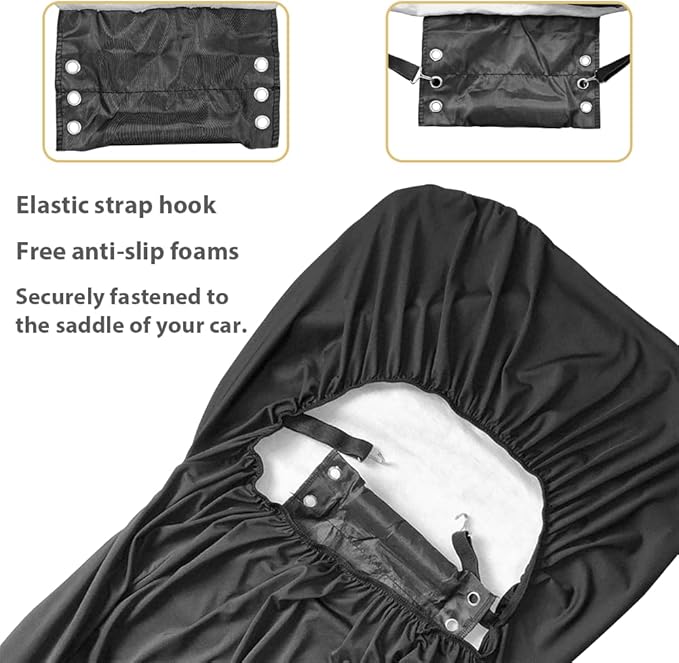 Purple Skull Rose Car Front Seat Covers Elastic Fabrics Universal Front Seat Cover Removable Automotive Accessories Easy Installation Suitable for Cars, SUV and Trucks