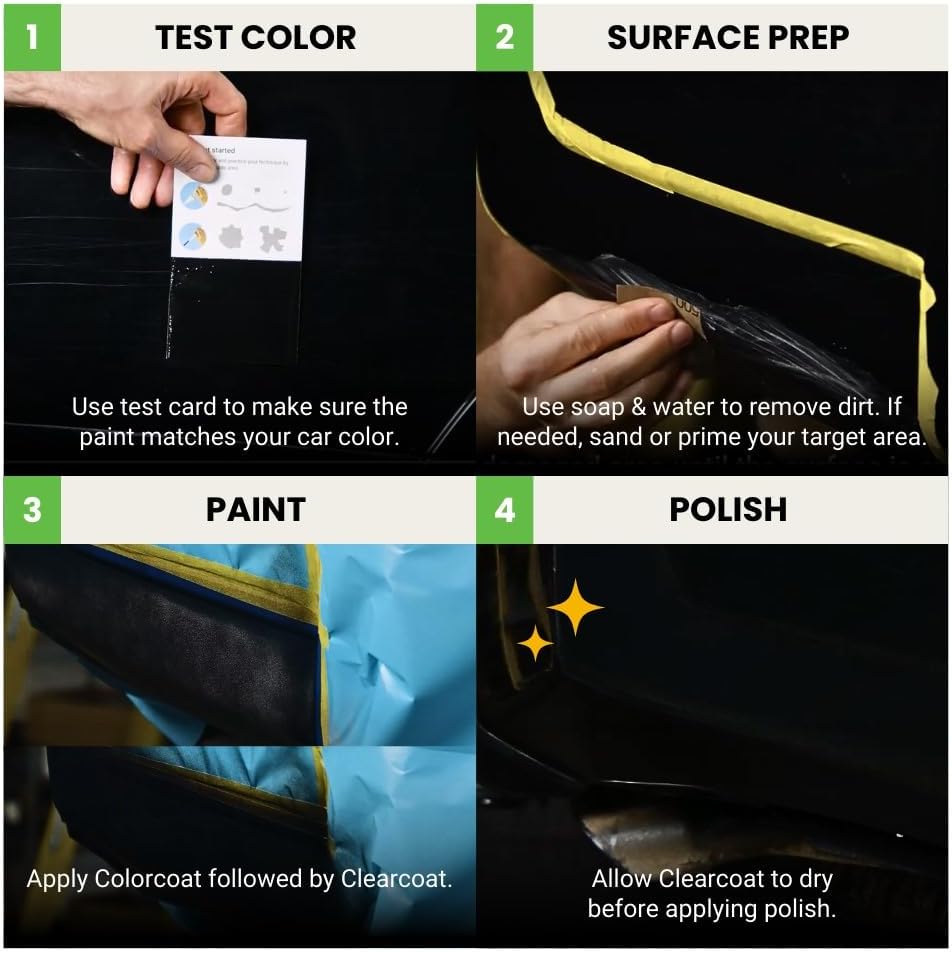 TouchUpDirect 1L7 Underground Compatible with Toyota Exact Match Touch Up Paint Aerosol - Essential Kit