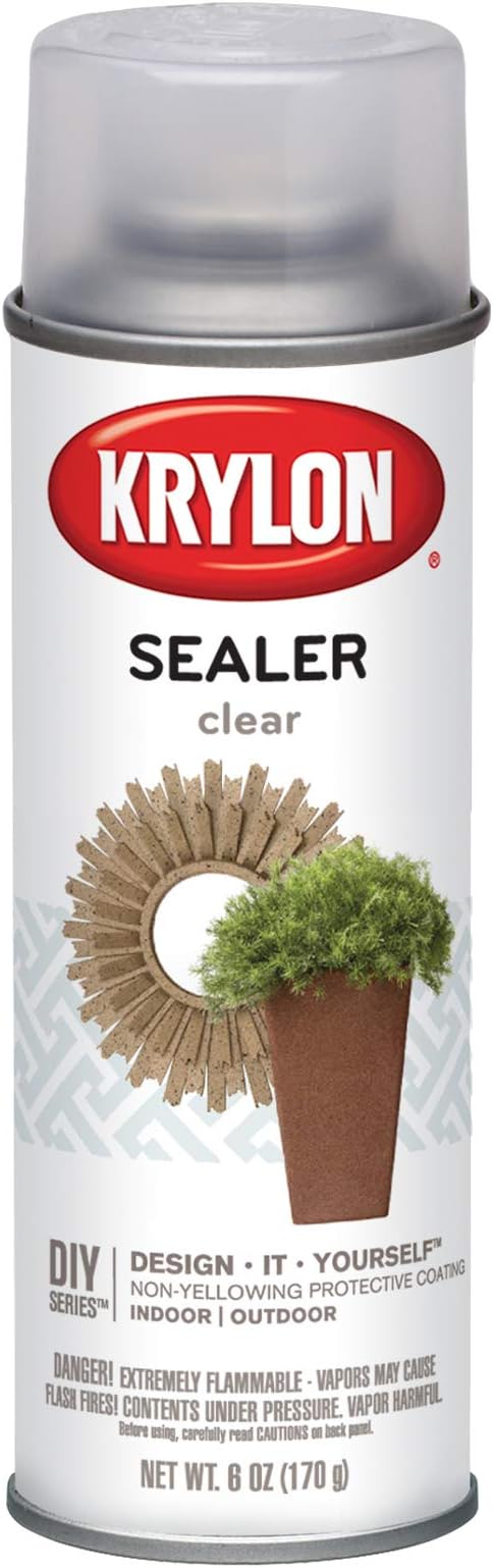 Krylon K18200007 Make It Last Clear Coat Sealer 6 Ounce