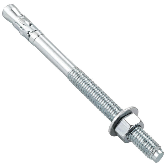 1/2x7" 30Pcs Inch Standard Fasteners for Heavy-Duty Zinc Wedge Anchors for Cement and Concrete