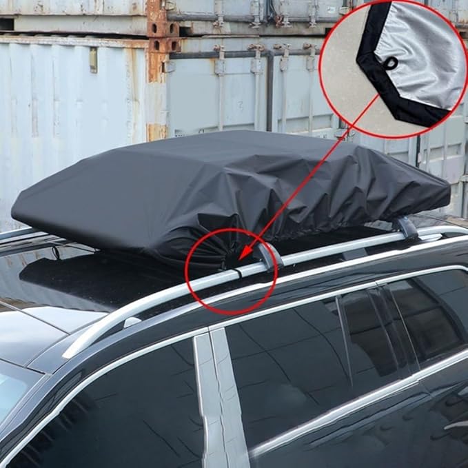 Car Roof Luggage Carrier Cover, Dust Resistant Car Luggage Carrier, Waterproof Rooftop Cargo Storage Bag Protective Cover, Fit for Vehicle Travel Outdoor, 170X145cm(190 * 145cm)