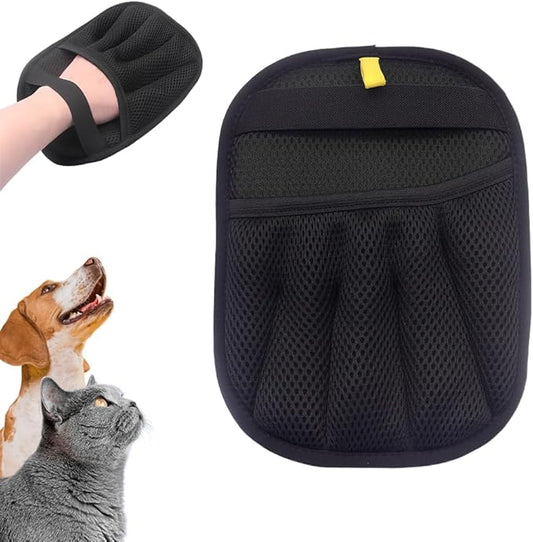 3 Pack Pet Hair Removal Glove, 2025 Upgrade Pet Hair Remover Electrostatic Gloves, Pet Hair Removal Tool Pet Hair Remover Mitt, Reusable Cat Grooming Gloves for Dogs, Cats, Furniture & Clothes