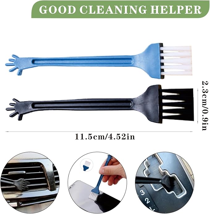 18Pcs Crevice Gap Cleaning Brush,Door Window Track Groove Corner Crevice Cleaning Brushes for Cleaning Window Grooves, Bathroom, Toilet Corner, Kitchen, Faucet, Sink (18Pieces)