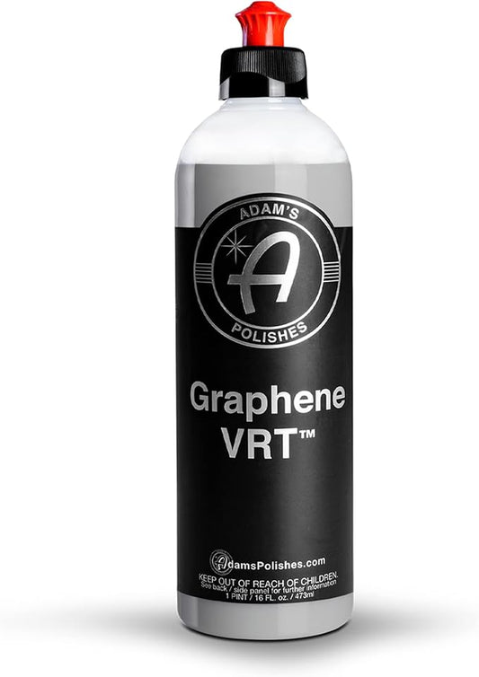 Adam's Polishes Graphene VRT 16oz Vinyl, Rubber, Tire & Trim Dressing - UV Protection and Water Repellent - Graphene Ceramic Infused Formula - Dress Tires or Trim Without Worry of Slinging (16oz)