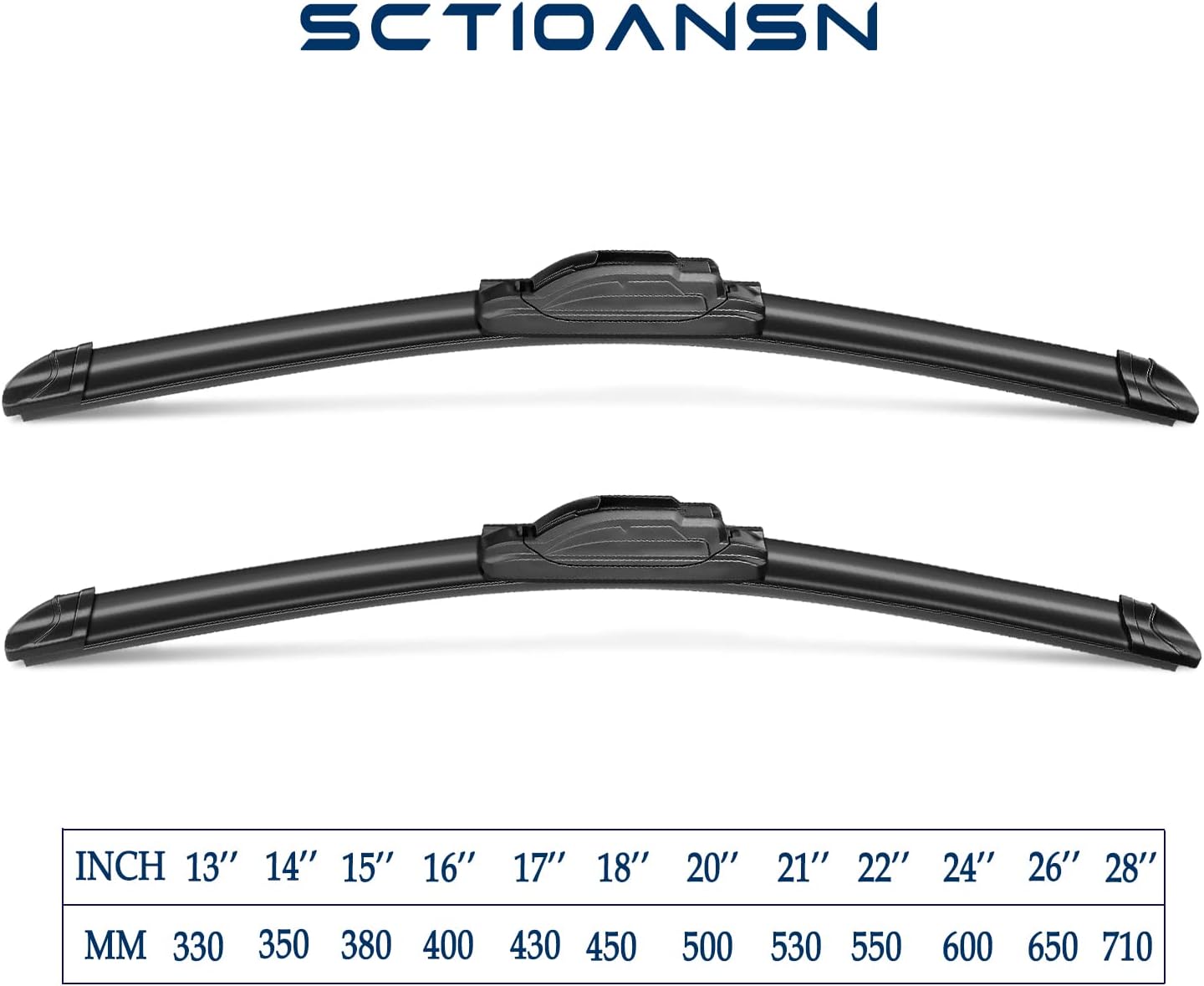 3Pcs Honda Odyssey Windshield Wipers 2005-2023, All Seasons Original Equipment Automotive Replacement Silicone Windshield Wiper Blades for My Car-26"/22"/16B" (Pack of 3) J- HOOK