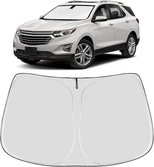 Proadsy 2026 Upgrade Front Windshield Sunshade Foldable Sun Shade Protector Custom Fit/Chevy Equinox 2017-2024 Accessories