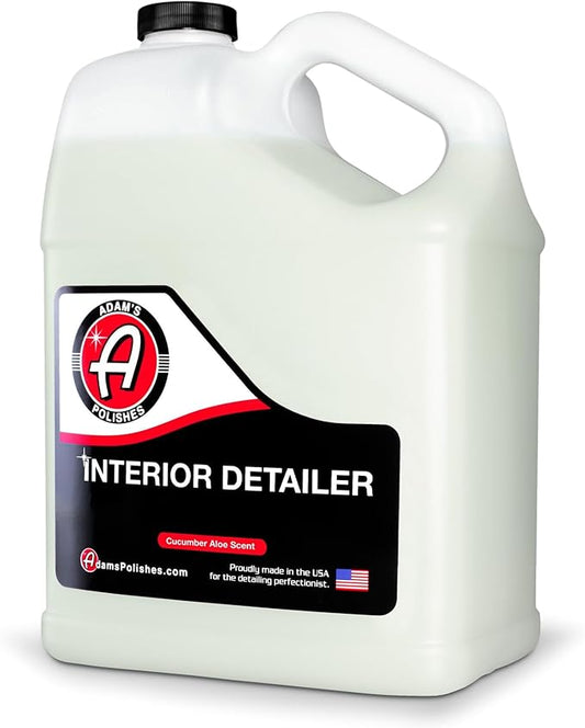 Adam's Polishes Interior Detailer Gallon (Cucumber Aloe) - Total Car Interior Cleaner, Protectant & Dressing | All Purpose Cleaner & Leather Conditioner | Vinyl, Dashboard, Screen, Seat Cleaner
