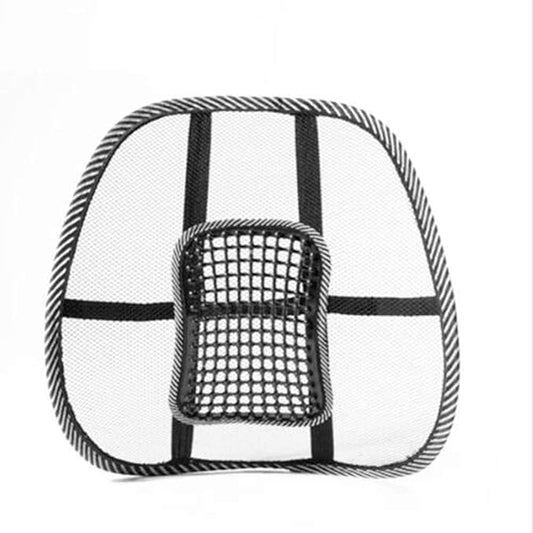 Car Seat Chair Massage Back Lumbar Support Mesh Ventilate Cushion Pad Auto Seat Cushion Home Office Waist Breathable Density Mesh for Back Pain and Poor Posture Fits to All Chair