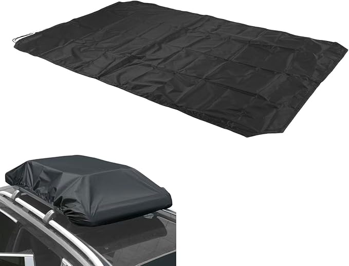 Car Roof Top Bag, Rain Cover Roof Top Luggage Cover 210D Oxford Cloth for SUV Travel Trailer Compact Storage (170 * 145cm)