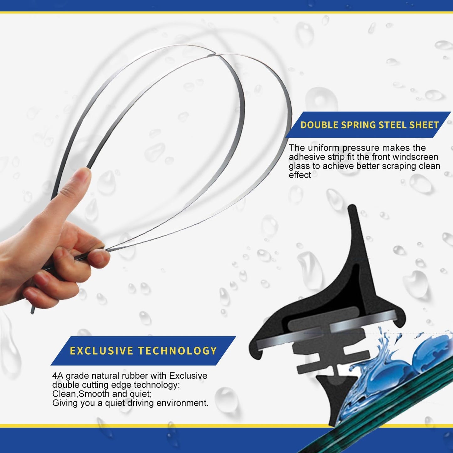 3 wipers Replacememt For 2018 2019 2020 20221 2022 2023 VW Volkswagen Atlas Original Equipment Replacement Wiper Blades Set - 26"+22"+12" (Set of 3) Top Lock