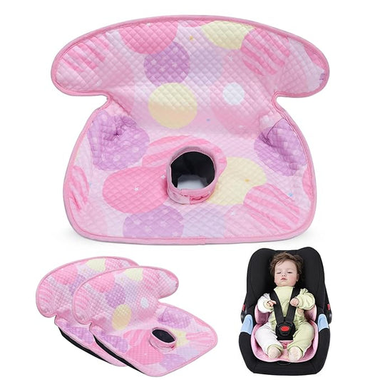 Piddle Pad Car Seat, Waterproof Car Seat Protector for Potty Training, Travel-Friendly Baby Toddler Carseat Cover, Machine Washable Liner for Spills, Potty Accidents (Pink, 2PC)