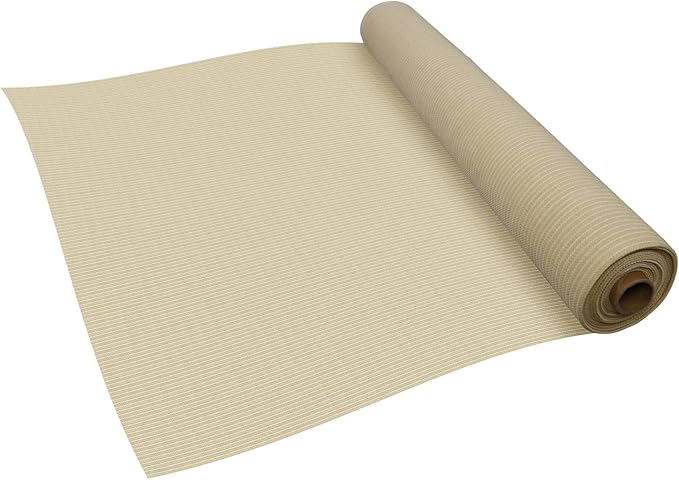 TANG Sun Shade Fabric Roll 8'x42' Shade Cloth for Garden Beige HDPE Mesh Shading Pergola Cover Replacement Canopy, 95% Blockage Sunshades for Outdoor Patio Backyard Plant