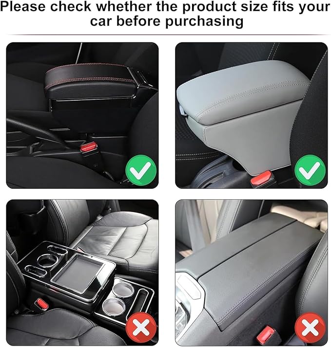 Car Armrest Cover for BMW M440i 2020 2021 2022 2023 2024 2025 2026, Center Console Cover Mat Armrest Seat Box Cover Cushion Console Pad Interior Accessories,B