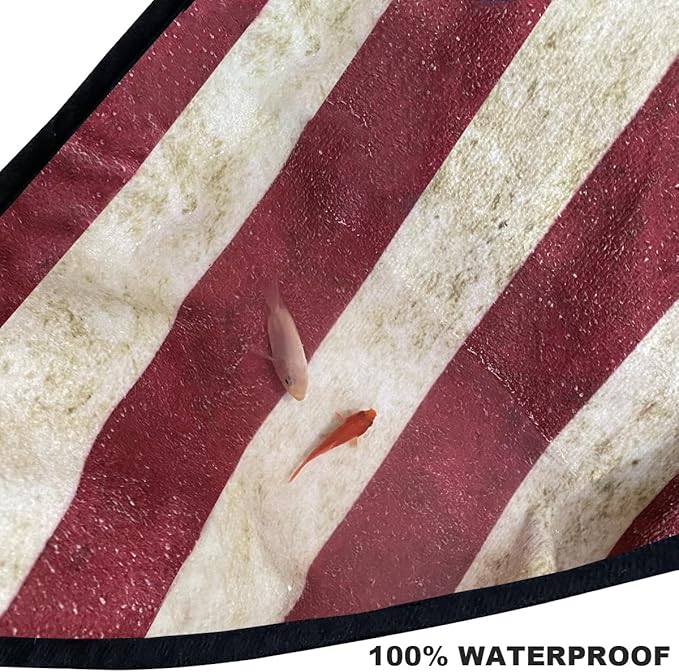 Car Seat Covers 1 Pack Waterproof Towel Car Seat Cover Universal Fit for Most Trucks SUV Fitness Athletes Pets Gym and Water Sport，American Flag