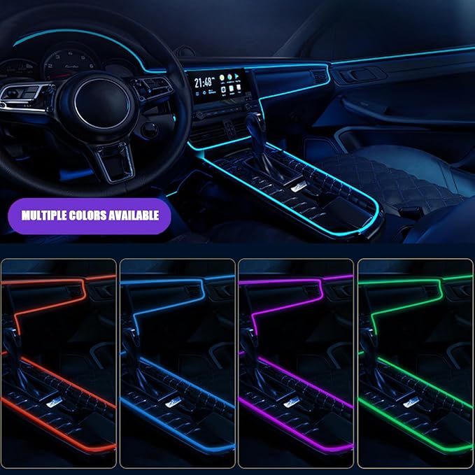 Car Interior Lights for Mercedes Benz AMG E-Class Clase W211 W212 W213 E200 E200d E220d LED Car Interior Atmosphere Lamp Car Ambient Lighting Kits,Ice Blue