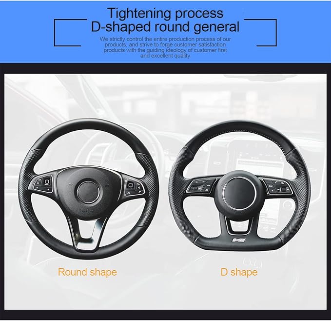 LoyaForba Car Steering Wheel Cover, Universal 14.5-15 Inch, Soft Anti-Slip Neoprene Protector for Steering Wheel, Breathable Odorless and Elastic Stretch, Car Accessory for SUV, Van, Truck (Beige)