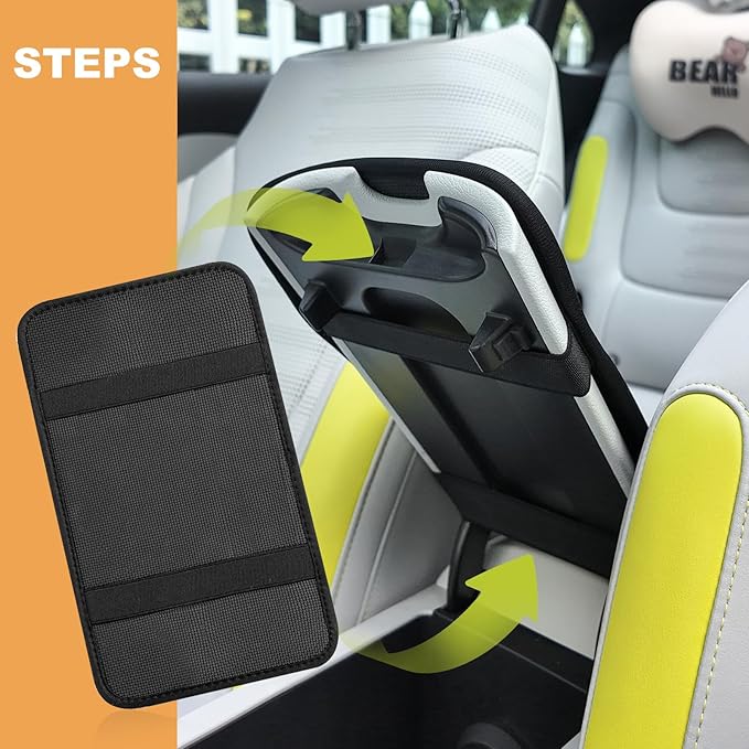 Universal Car Center Console Cushion Pad,Sea Turtle 2 Car Armrest Pad Car Armrest Seat Box Cover Protector for Most Vehicle, SUV, Truck, Car
