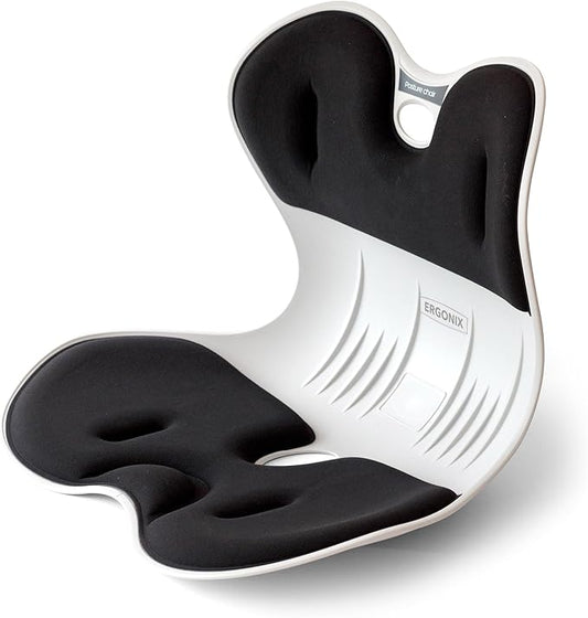 Lumbar Support Posture Corrector Chair for Men – Large Portable Ergonomic Back Support Chair for Posture Correction and Lower Back Pain Relief
