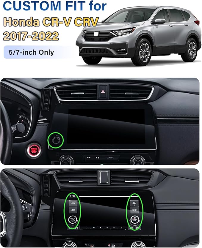 Car Phone Mount for Honda CR-V CRV 2017 2018 2019 2020 2021 2022 Accessories Automobile Cradles Magnetic Phone Holder Compatible with MagSafe, Strong Magnets CR V Cell Phone Holder (Only Fit 5/7-inch)