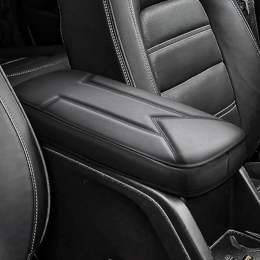 FIILINES Center Console Cover for Chevrolet Chevy Colorado/GMC Canyon 2015-2022, with Hidden Pockets Armrest Cover Pad Cushion Protector Colorado/Canyon Accessories Armrest Cover Anti-Scratch