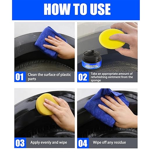 Car Scratch Repair Paste - Dashboard Restorer | Trim Restorer | 50g Automotive Detailing Supplies Cleaner Paste for Coating Long Lasting Metal Plating Parts Minor Scratch Repair Vehicles Headlights