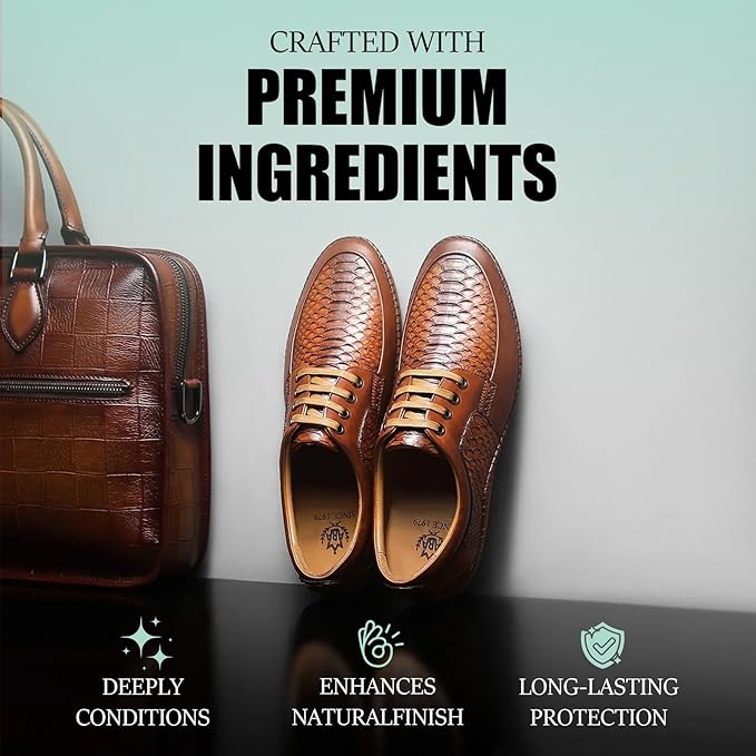 LUXGROVE® Leather & Furniture Repair Salve- Polisher, Leather Cleaner and Conditioner for Furniture - UV Protectants Help Prevent Cracking or Fading, for Car Seat, Couch, Shoe, Purse, Boot - 4oz